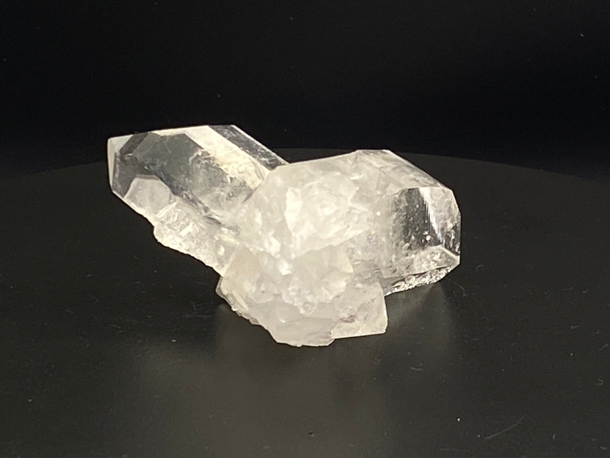 Double Point Quartz Crystal Cluster