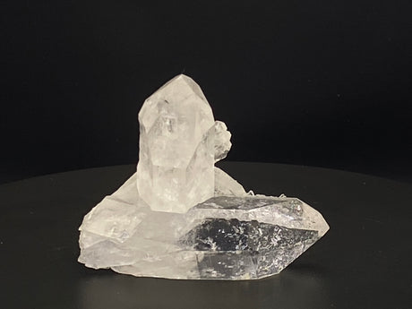 Double Point Quartz Crystal Cluster